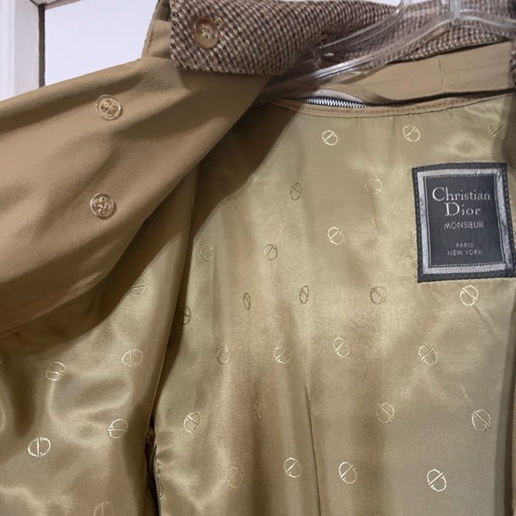 CHRISTIAN DIOR MONSIEUR Rain and Stain Repellent Coat Removable Lining - Picture 8 of 14